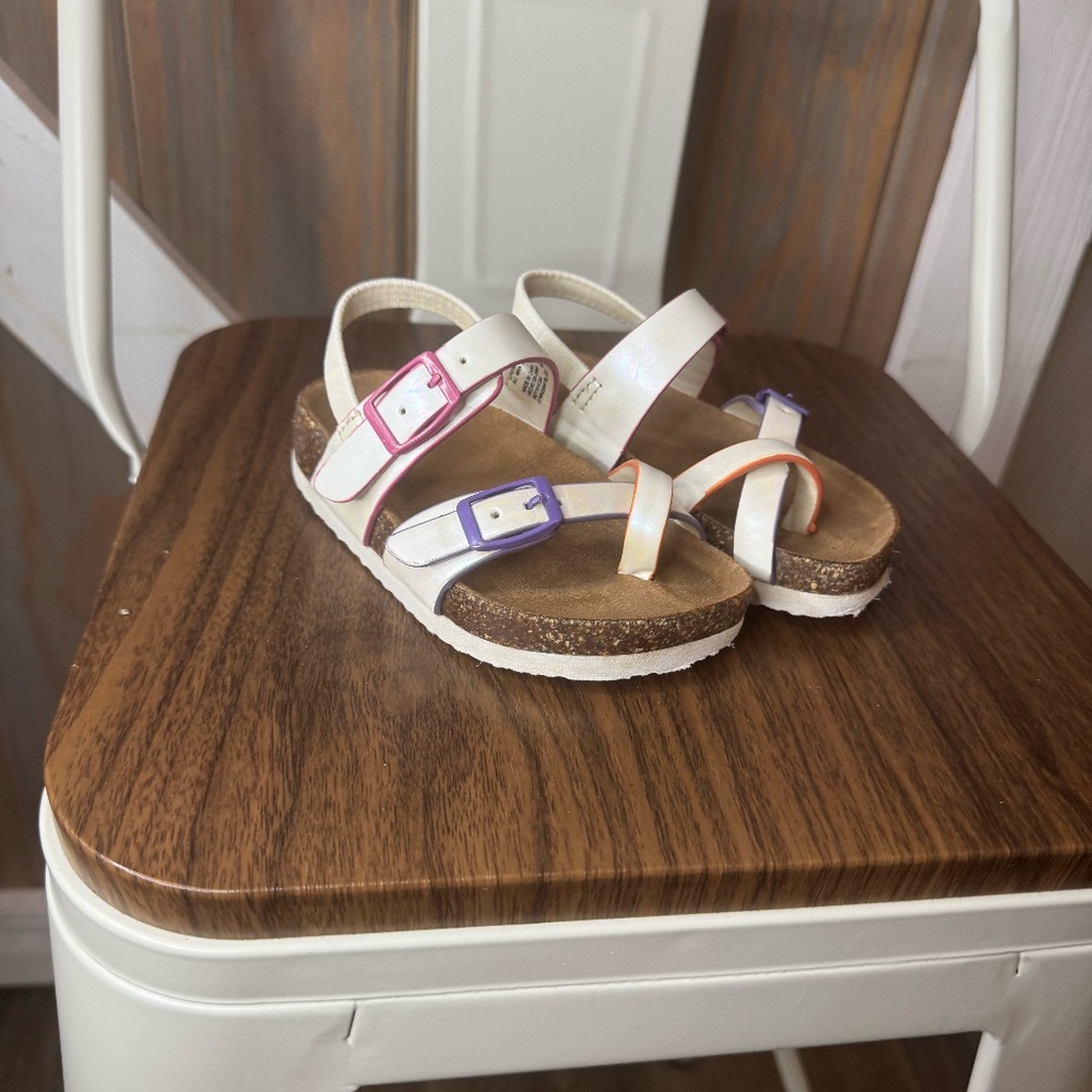 Velcro Little Girls Sandals size 7C